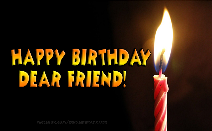 Happy birthday dear Friend! :)