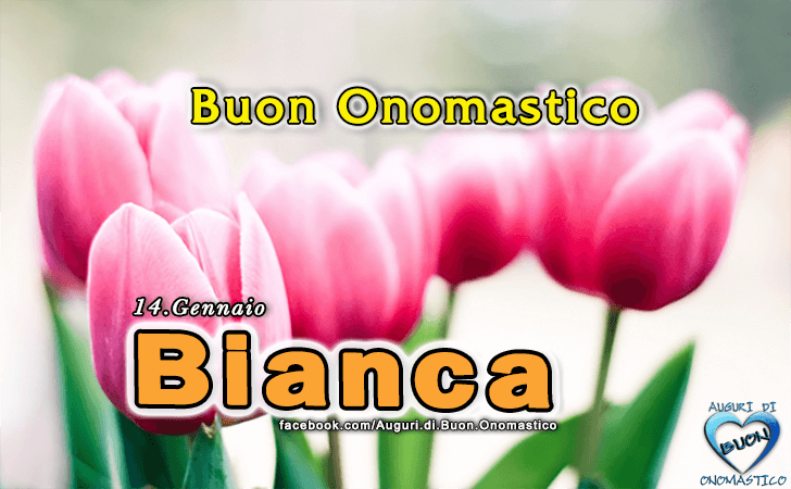 Buon Onomastico Bianca!