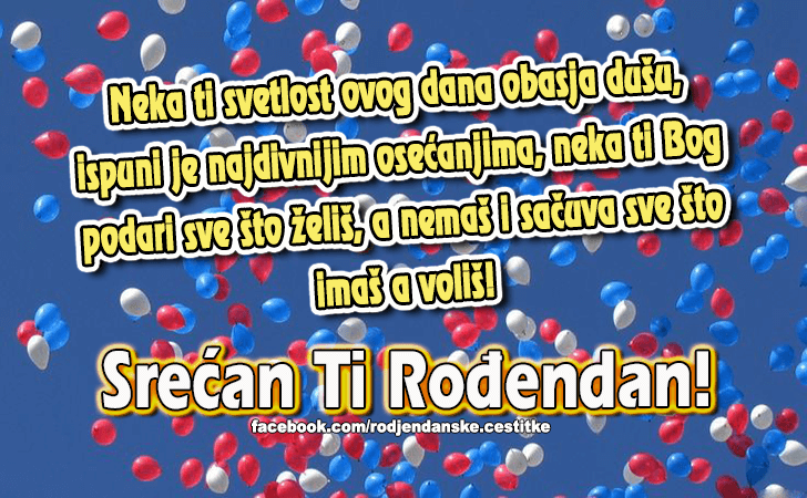 Srecan Ti Rodjendan! - Čestitke, Slike i Poruke za Rođendan