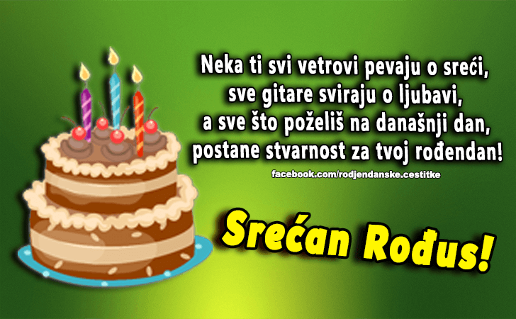 Srećan Rođus! - Čestitke, Slike i Poruke za Rođendan